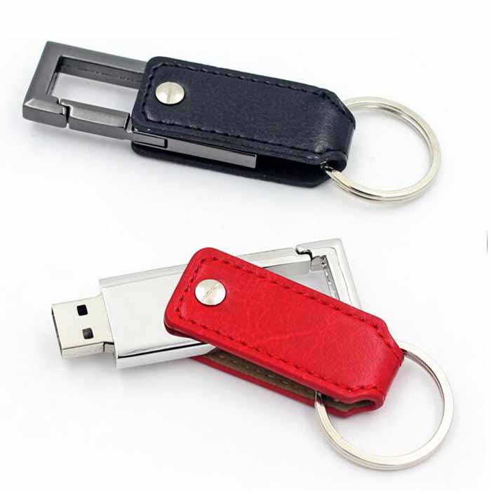 Memoria Usb Personalizada De Cuero Con Logotipo Para Empresas